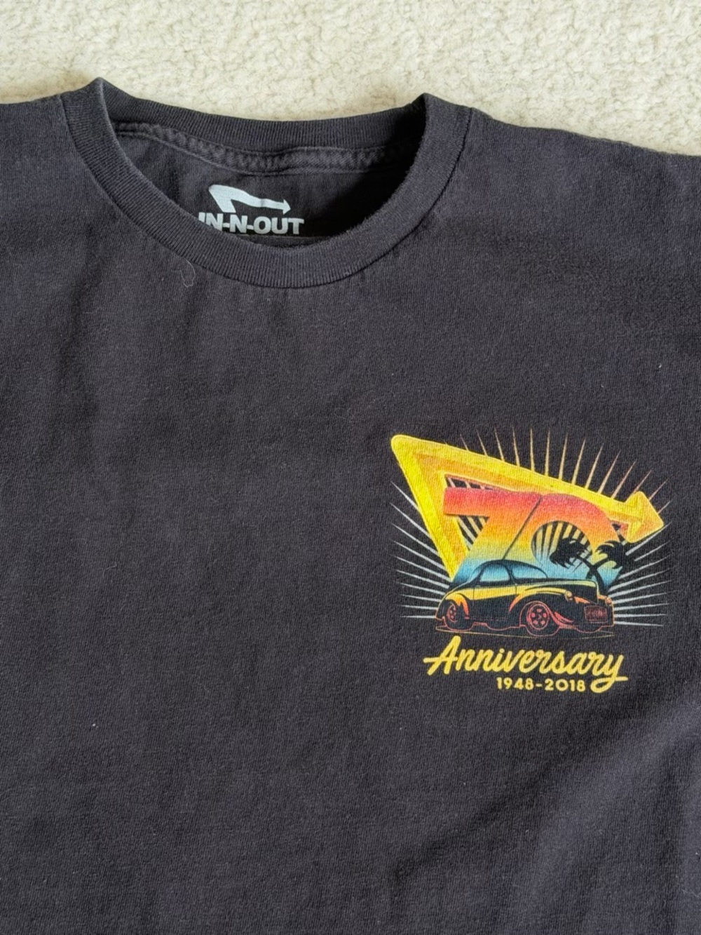 In-N-Out Burger Black Anniversary at Shirt T Medium M - Picture 5 of 5